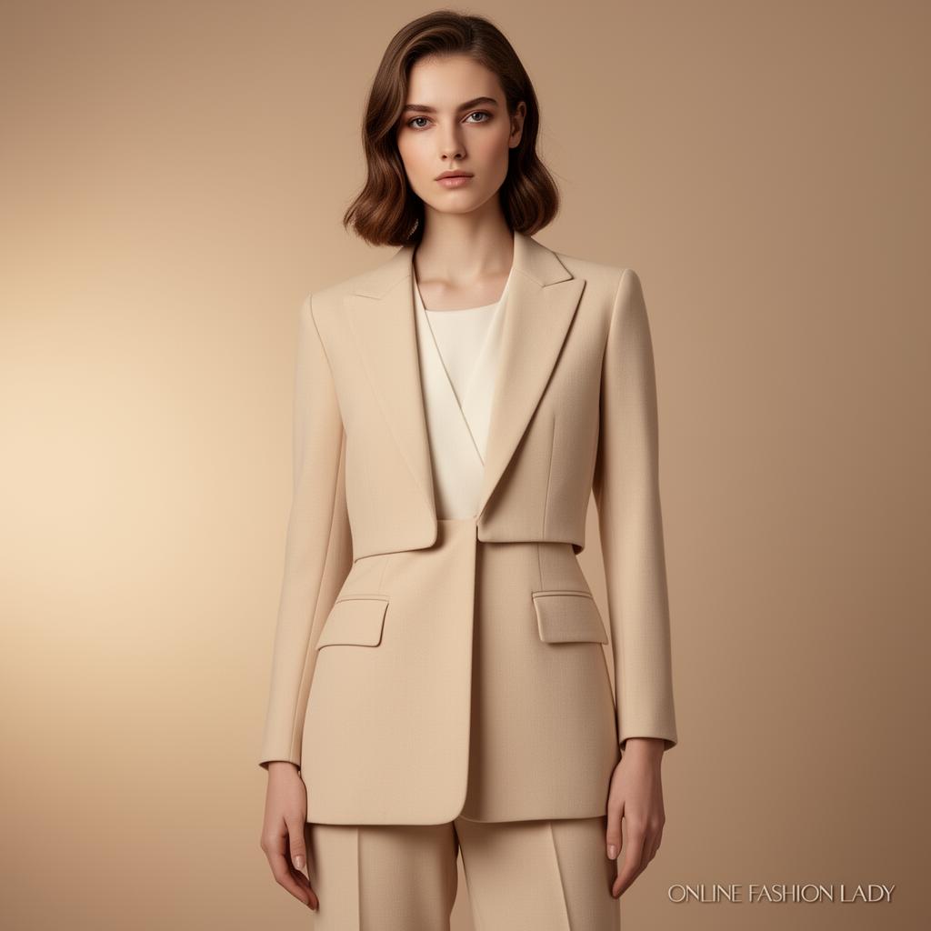 Online Fashion Lady tailored set